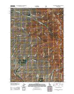 Cottonwood Creek 2011 topographic map thumbnail