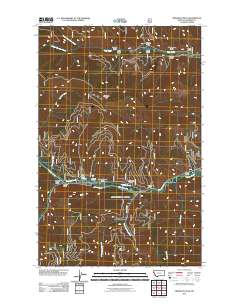 Driveway Peak 2011 topographic map thumbnail