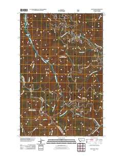 Gem Peak 2011 topographic map thumbnail