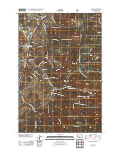 Clancy 2011 topographic map thumbnail