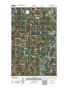 Edna Mountain 2011 topographic map thumbnail