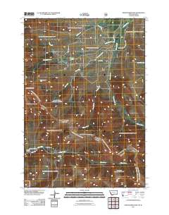 Eighteenmile Peak 2011 topographic map thumbnail