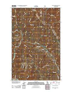 Jordan Creek 2011 topographic map thumbnail