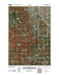 Granite Mountain 2011 topographic map thumbnail
