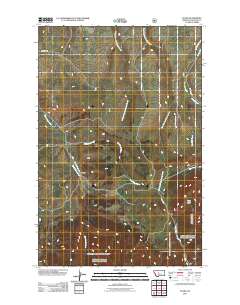 Evans 2011 topographic map thumbnail