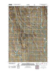 Haymaker Ranch SW 2011 topographic map thumbnail
