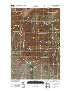 Hoover Spring 2011 topographic map thumbnail