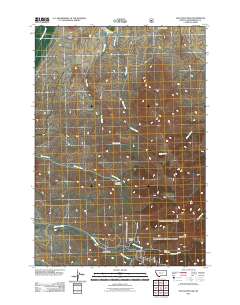 Three Eagles Peak 2011 topographic map thumbnail