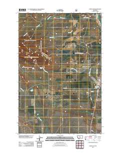 Judith Gap 2011 topographic map thumbnail