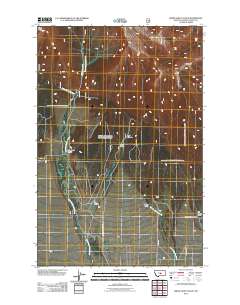 Green Ashly Gulch 2011 topographic map thumbnail
