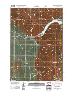Earthquake Lake 2011 topographic map thumbnail