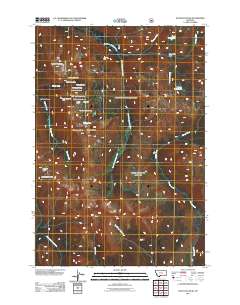 Haystack Peak 2011 topographic map thumbnail