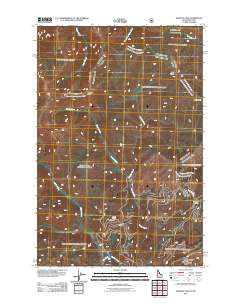 Granite Pass 2011 topographic map thumbnail