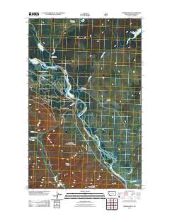 Demers Ridge 2011 topographic map thumbnail