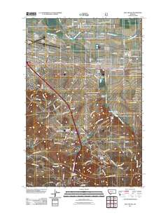 East Helena 2011 topographic map thumbnail