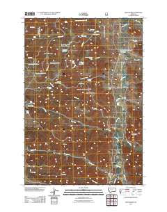 Fort Howes 2011 topographic map thumbnail