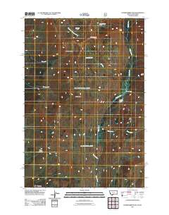 Hummingbird Peak 2011 topographic map thumbnail