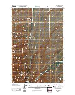 Gipsy Lake 2011 topographic map thumbnail