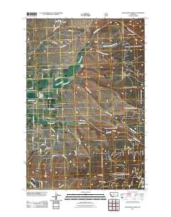Grayhorse Creek 2011 topographic map thumbnail