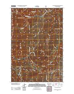 Hatfield Mountain 2011 topographic map thumbnail