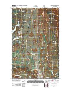 Eureka North 2011 topographic map thumbnail