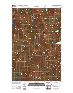 Horseshoe Peak 2011 topographic map thumbnail