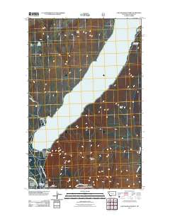 Lake McDonald West 2011 topographic map thumbnail