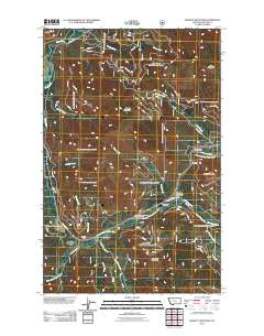 Kenelty Mountain 2011 topographic map thumbnail