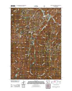 Medicine Hot Springs 2011 topographic map thumbnail