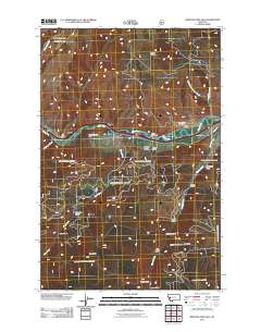 Medicine Tree Hill 2011 topographic map thumbnail