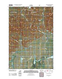 Metzel Creek 2011 topographic map thumbnail