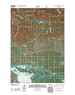 Lower Red Rock Lake 2011 topographic map thumbnail