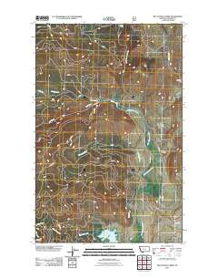 Mill Pocket Creek 2011 topographic map thumbnail