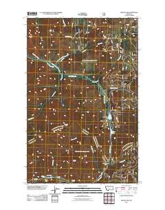 Miller Lake 2011 topographic map thumbnail
