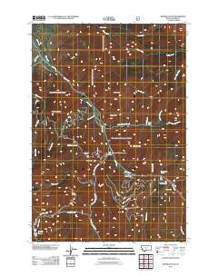 Knowles Peak 2011 topographic map thumbnail