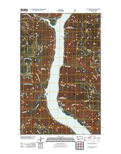Inch Mountain 2011 topographic map thumbnail