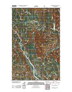 Kilbrennan Lake 2011 topographic map thumbnail