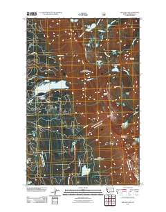 Holland Lake 2011 topographic map thumbnail