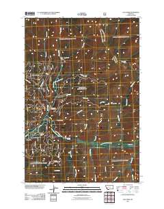 Lick Creek 2011 topographic map thumbnail