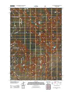 Jack Straw Basin 2011 topographic map thumbnail