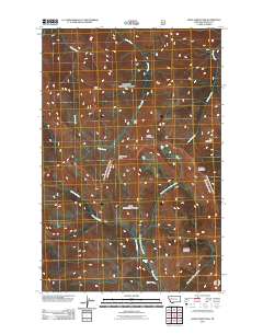 Hahn Creek Pass 2011 topographic map thumbnail