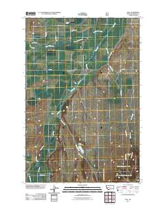 Hall 2011 topographic map thumbnail