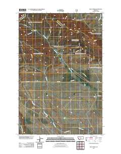 Mead Creek 2011 topographic map thumbnail
