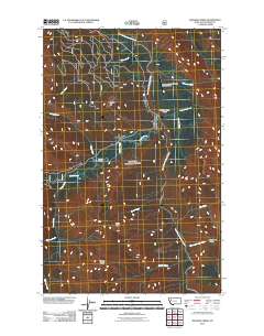 Meadow Creek 2011 topographic map thumbnail