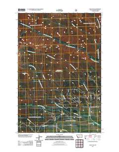 Long Peak 2011 topographic map thumbnail
