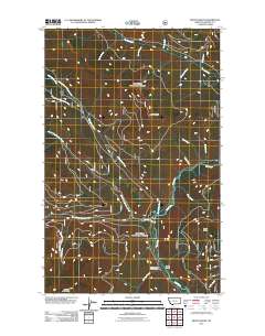 Mount Baldy 2011 topographic map thumbnail