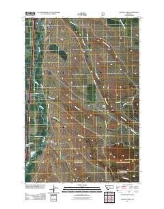 Orofino Creek 2011 topographic map thumbnail
