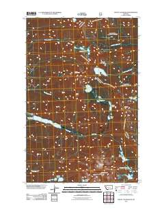 Mount Calowahcan 2011 topographic map thumbnail