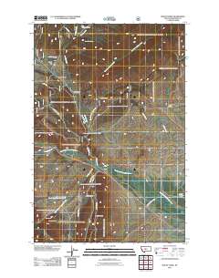 Mount Howe 2011 topographic map thumbnail