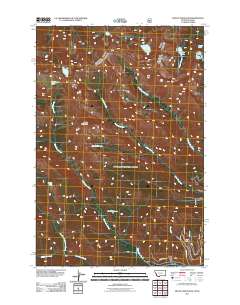 Mount Jerusalem 2011 topographic map thumbnail